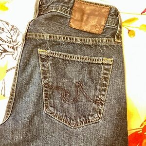 Men’s AG Adriano Goldschmied slim straight jeans 31x34 (hard to find size!)